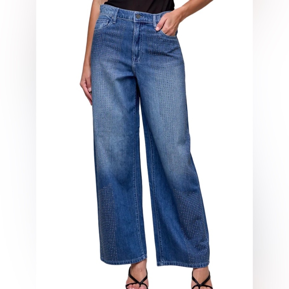 Hidden Alyx Rhinestone Oversized Baggy Jean